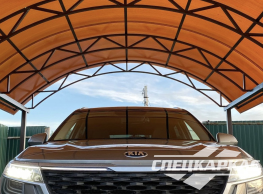 Навес для одной машины на дачу №26 - фото 1225